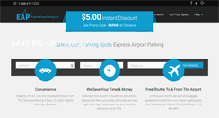 Desktop Screenshot of expressairportparking.com